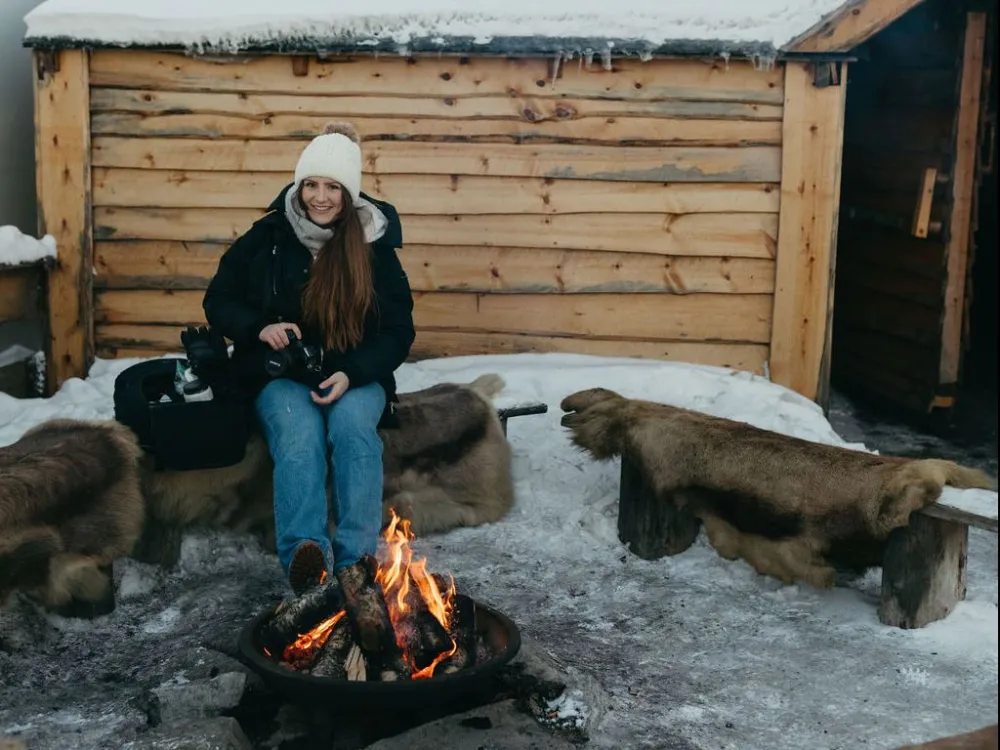 Long Reindeer Sledding, Reindeer Feeding and Sami Culture