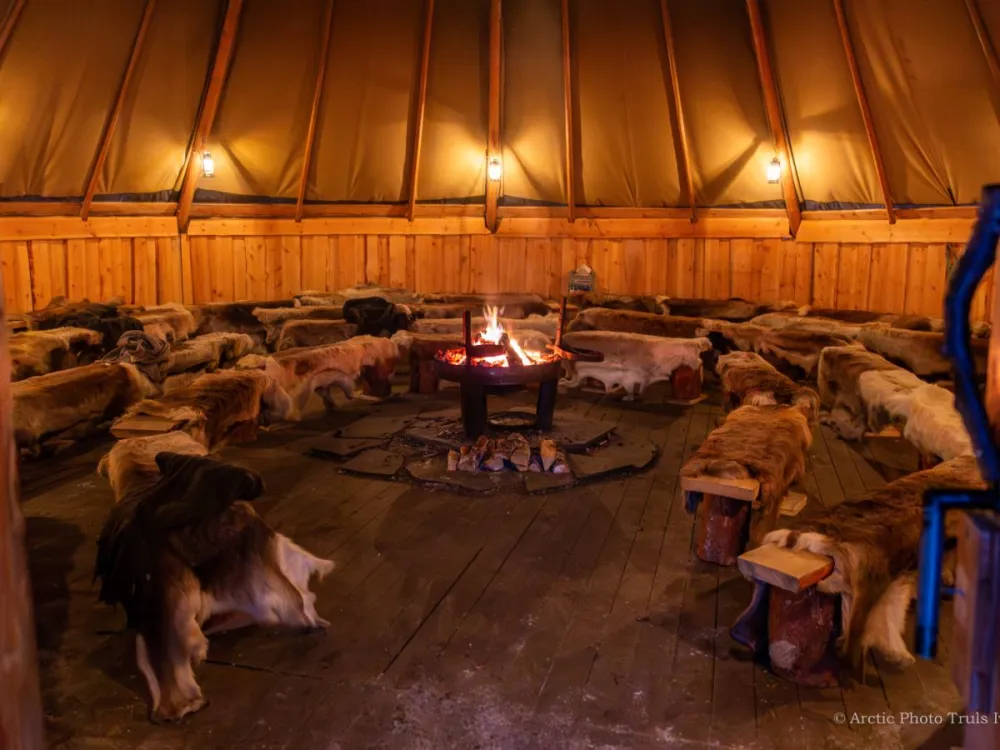 Vågnes - Reindeer Camp Dinner with Chance of Northern Lights